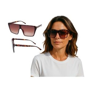 Generic Fashion Plastic Oversized Square Full Rim Sunglasses